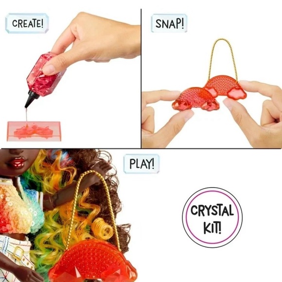Rainbow High Creative Crystals Iris Fashion Doll with Crystal Accessory Kit - Picture 3 of 10